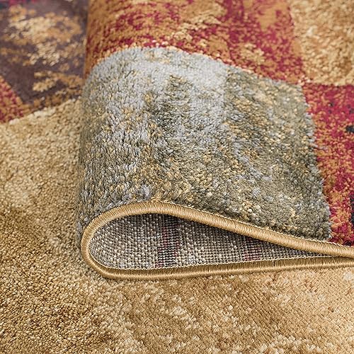 Miniatura 33 de Raleigh - Alfombra ovalada grande de 7 x 10 pies para sala de estar y dormitorio, alfombra tradicional floral - Alfombras para Salas Grandes Beige