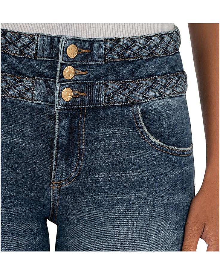 KUT from the Kloth Charlotte High-rise Wide Wstbnd W/ Braid On Top - #4 of 4