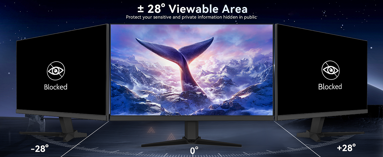 Filtro Privacy 3M Per Monitor 29 Pollici Widescreen 21:9 - Nero, Antiriflesso, Antigraffio