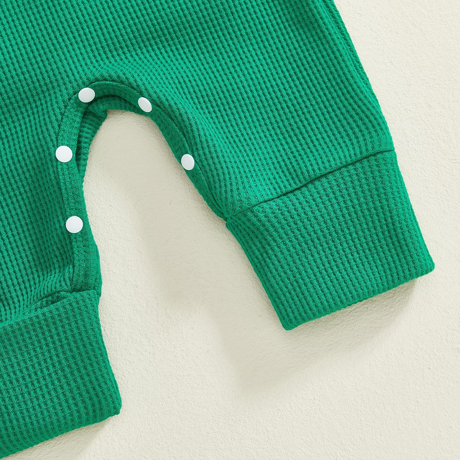 My First First St Patricks Day Baby Girl Outfit Newborn Lucky Clover Jumpsuit Romper Cute Infant Spring Clothes - Image 6