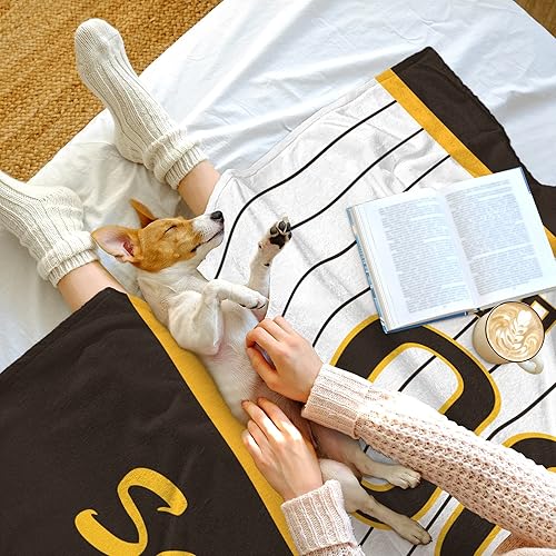 Miniatura 143 de ANTKING Manta de Los Ángeles personalizada con cualquier nombre y cualquier número, regalos para hombres, mujeres y bebés Los Ángeles