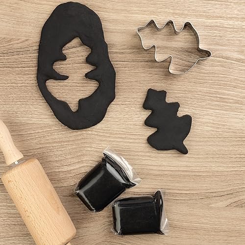 Miniatura 4 de Black Air Dry - Arcilla de espuma de 8 onzas, arcilla de modelado súper suave para niños de 3 a 12 años, arcilla de moldeo ultraligera, segura y no