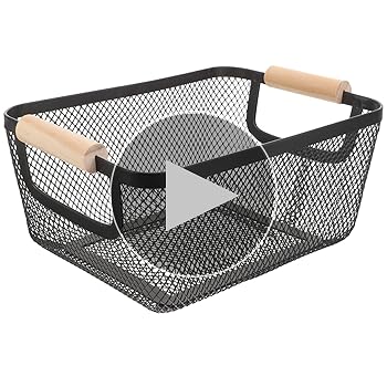 Amazon.co.jp: KESYOO ワイヤー収納バスケット 整理用の金属製