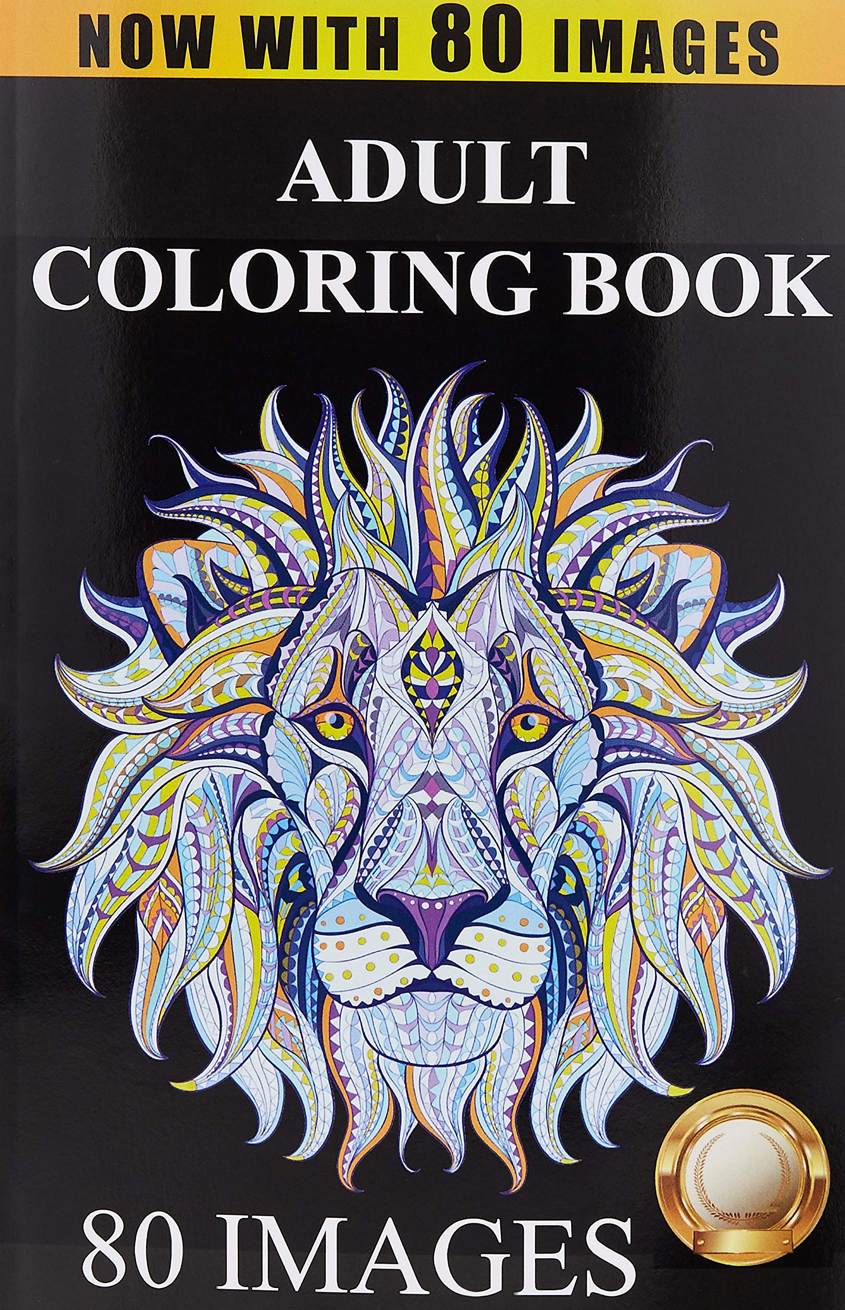 Adult Coloring Book Designs: Stress Relief Coloring Book: 80 Images including Animals, Mandalas, Paisley Patterns, Garden Designs
