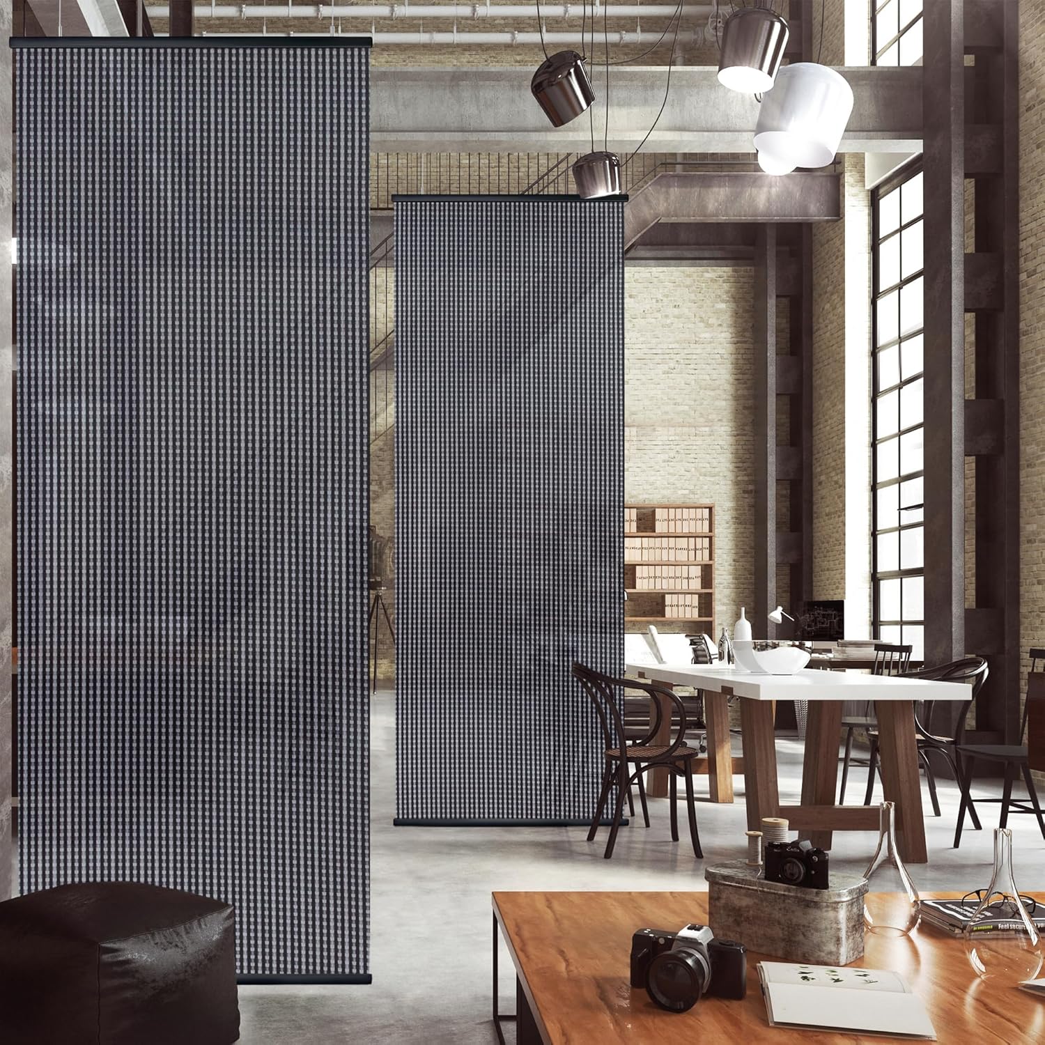 dl.DECOLAB Suspended Hanging Room Divider Semi Privacy
