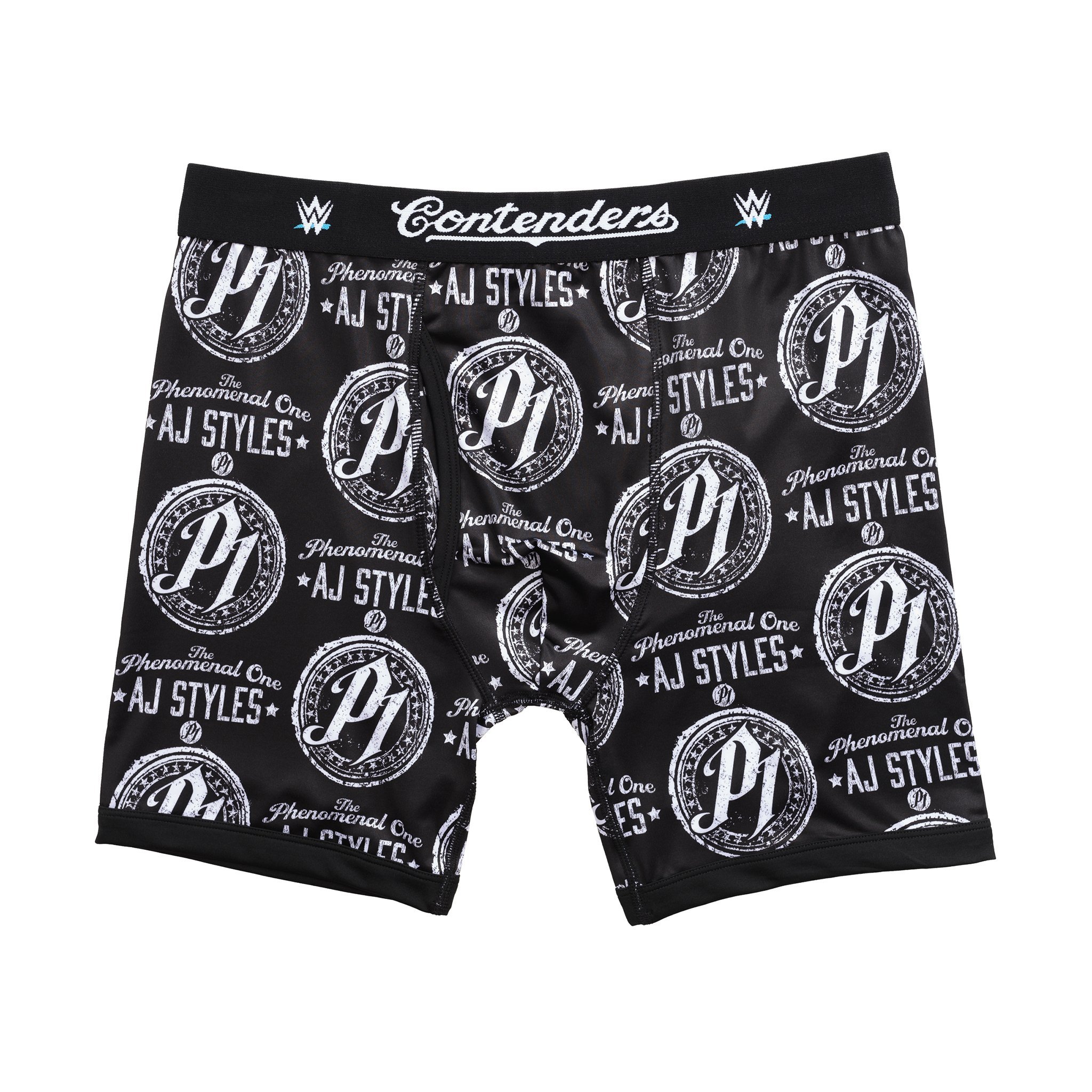 WWE AJ Styles Adult Boxer Briefs - black - Large