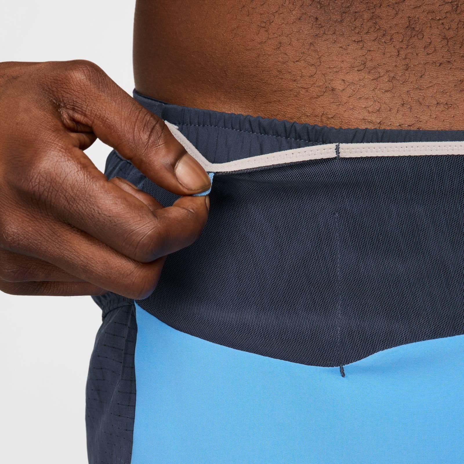 NIKE Trail Second Sunrise Pantalón Corto de Running Dri-fit ADV con Malla Interior de 13 Cm - Hombre - Shorts Hombre