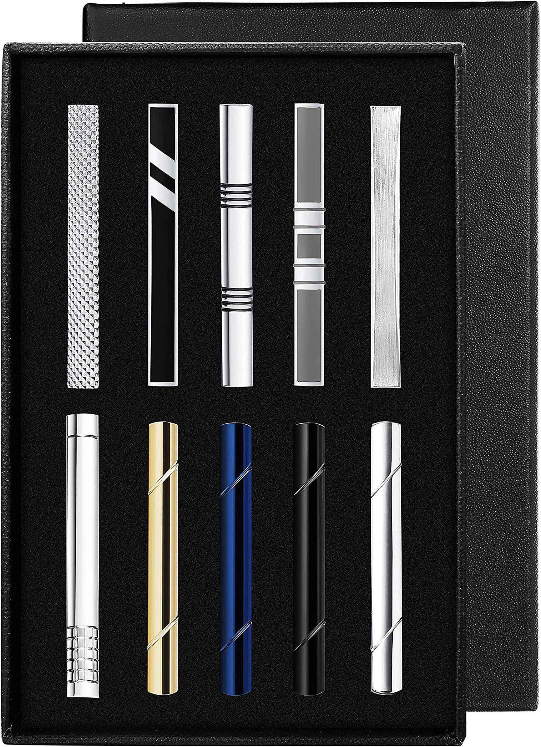 Pack De 3 Barres De Cravate Pour Homme - En Cuivre, Pour Mariage Et Occasions Formelles