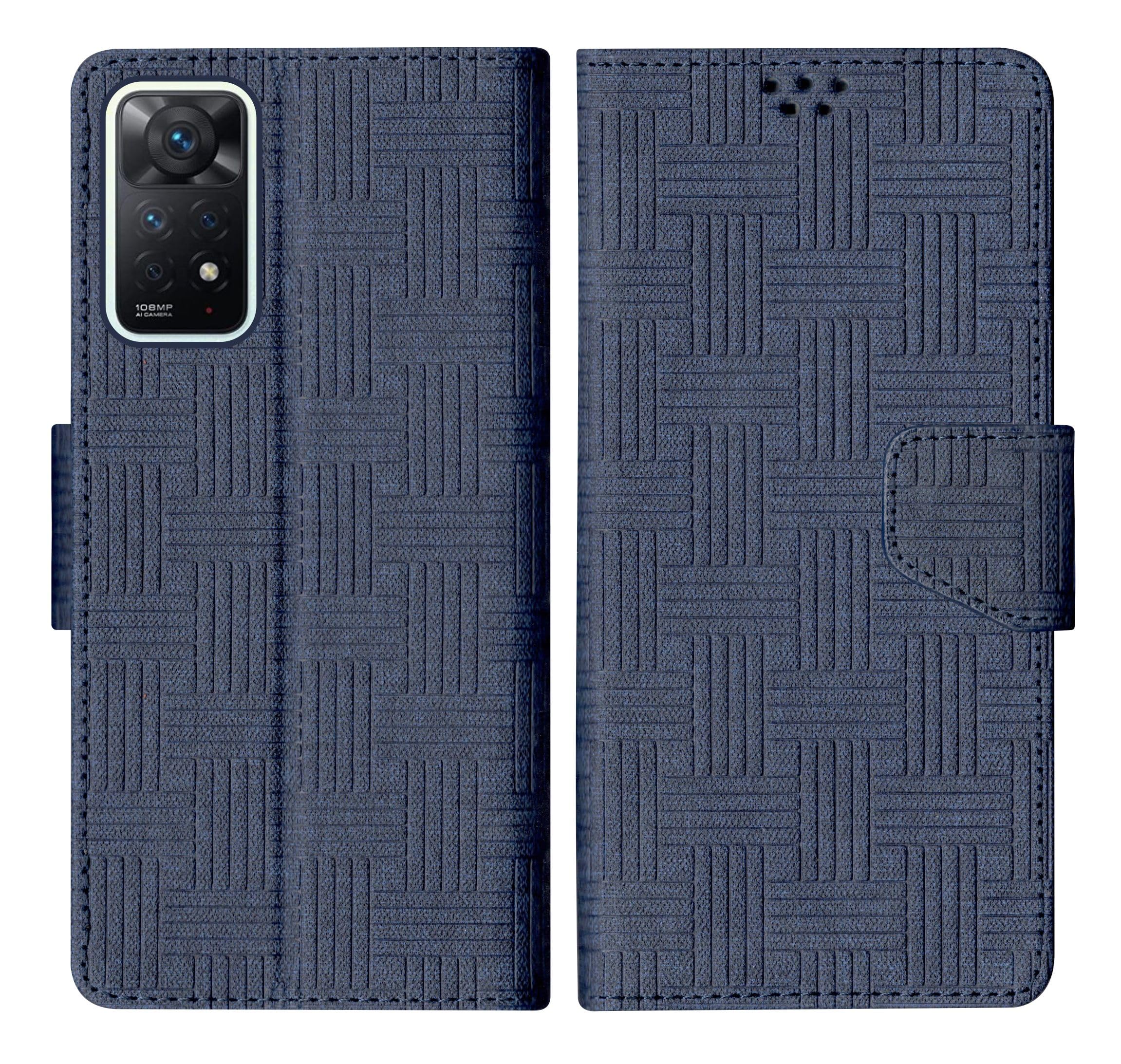 SBMS Redmi Note 11 Pro 5G / Redmi Note 11 Pro Plus 5G Flip Cover Back Cover Case with Magnatic Closure | Inbuilt Stand | Card & Money Pocket (Mat Blue) (B0CCMFPR9W) Amazon Price History, Amazon Price Tracker