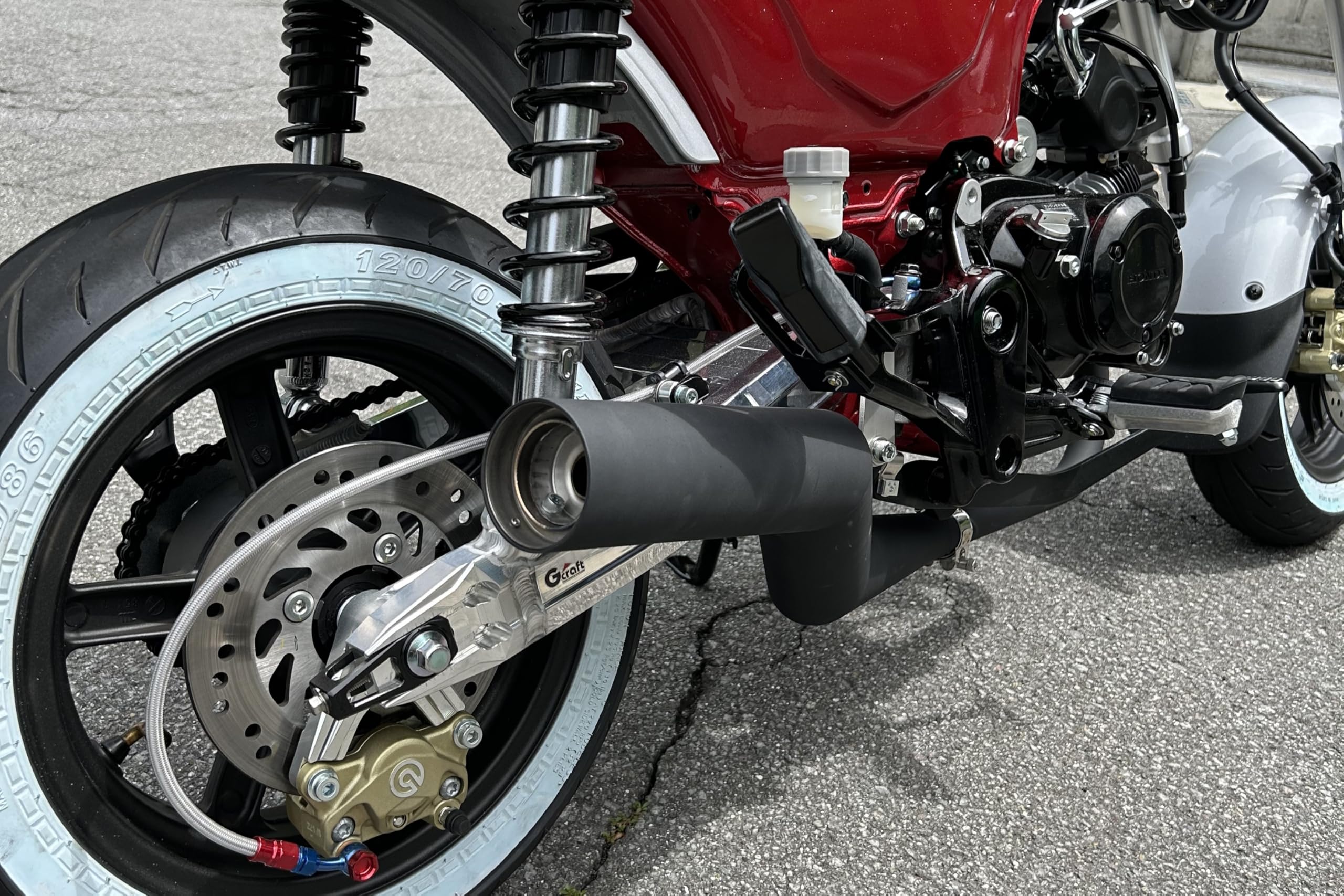 Amazon | ミニモト DAX125 ダックス125 SPクラシックマフラー | フル 