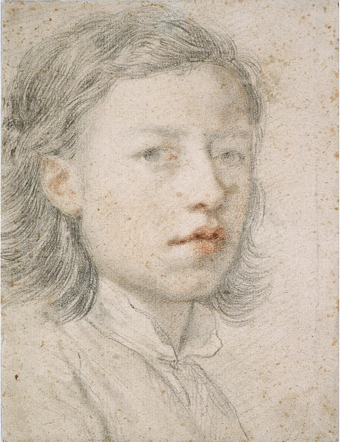 ArtDirect Youthful Self-Portrait (1740) Unframed Art Print Giclee Poster by Anton Raphael Mengs - Ready for Framing with Customization Sizes 8x10, 11x14, 15x20, 24x31, 36x47 and 46x60 inches