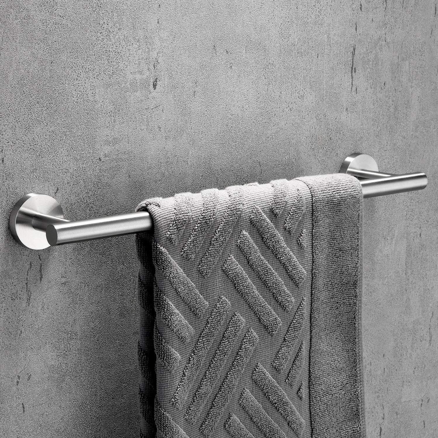 LuckIn Bathroom Hardware Set Brushed Nickel Finish