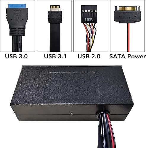 EZDIY-FAB PC Front Panel Internal Card Reader USB HUB