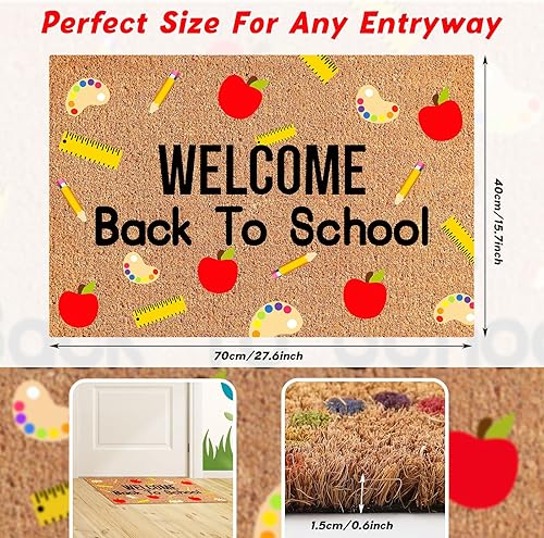 Miniatura 2 de Ceenna Tapete de bienvenida de Pascua, tapete de puerta de Pascua, tapete de Pascua para interiores, tapete de Pascua para exteriores, tapete