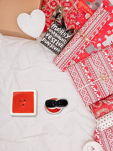 Miniatura 5 de Christmas Special Edition! Juego de salero y pimentero de cerámica (chimenea y patas de Papá Noel)