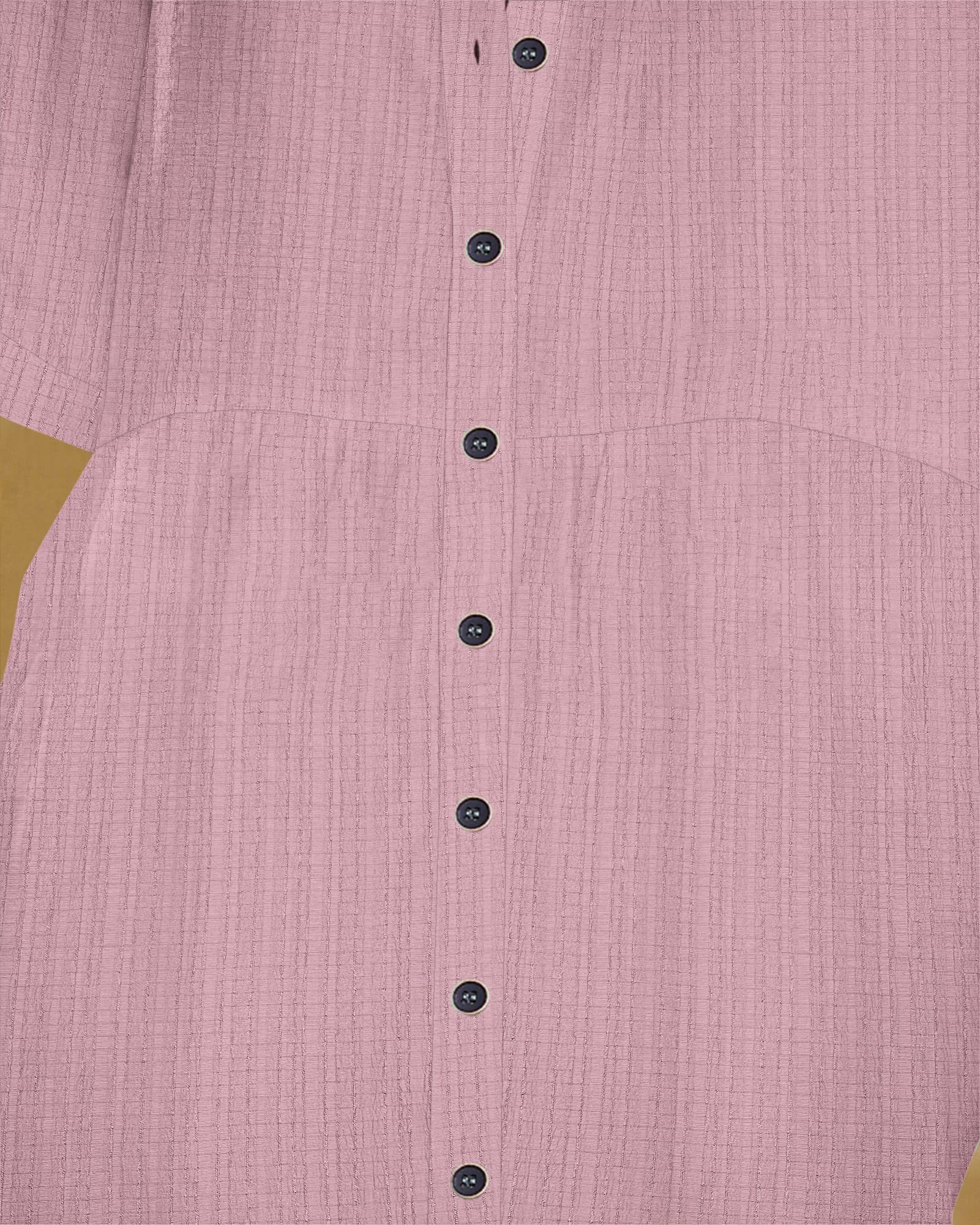 PYGFEMR Women's Short Sleeve Babydoll Dress Button Down Dresses with Pockets