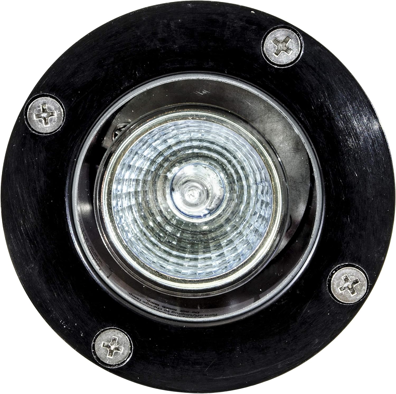 FG318-B Fiberglass Well Light W/O Grill 20W MR16 12V, Black