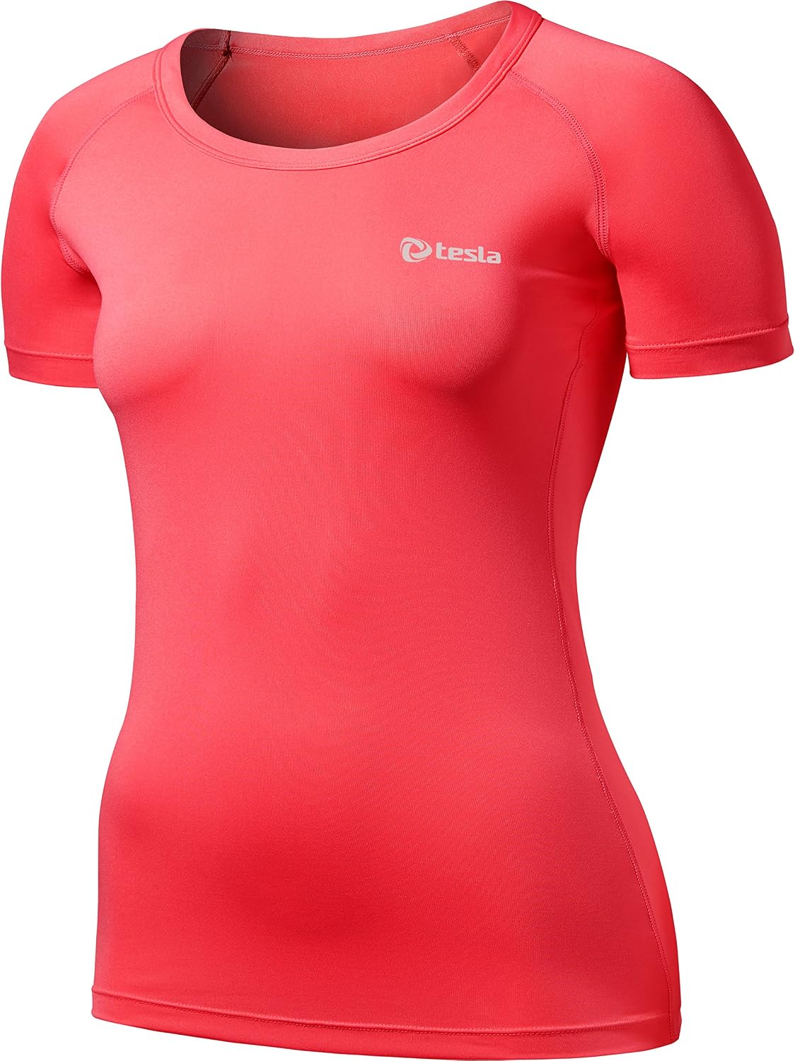 TSLA 2 Pack Women's Workout Shirts, Dry Fit Wicking Short Sleeve Shirts, Active Sports Running Exercise Gym Tee Shirt