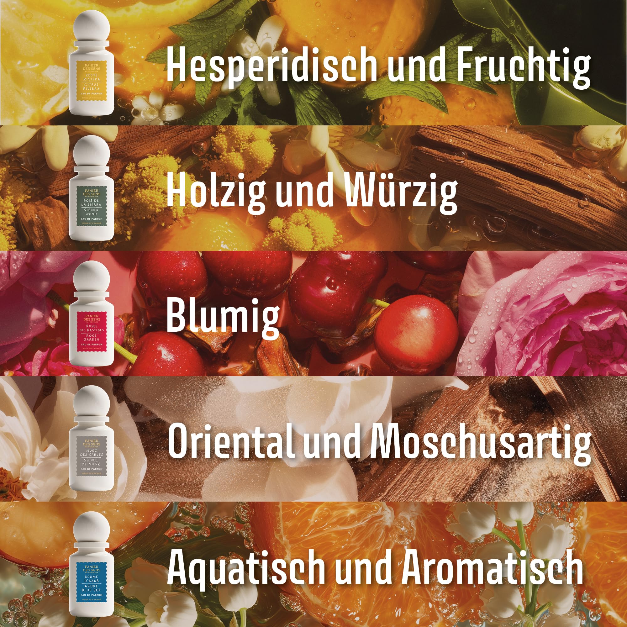 Panier des Sens - Eau De Parfum Damen "Musc Des Sables" 50ml | Pudrig-Weicher Moschusduft, weiße Blüten und Zedernholz - Parfüm Frauen - Elegantes Geschenk Für Frauen - Perfume Women