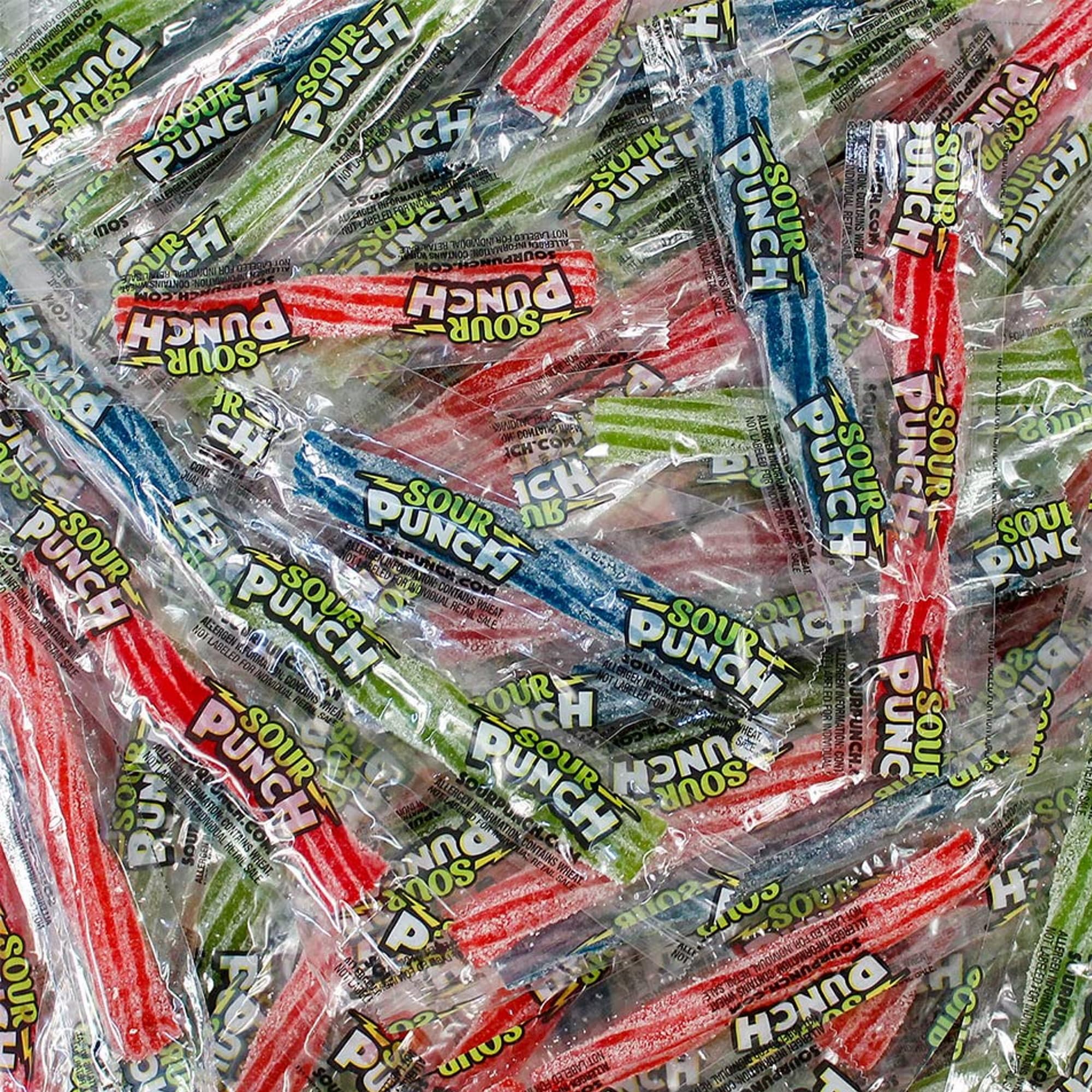 Buy Sour Punch Straw Bulk Wrapped Candy 2LB Bag of Sour Punch Twists