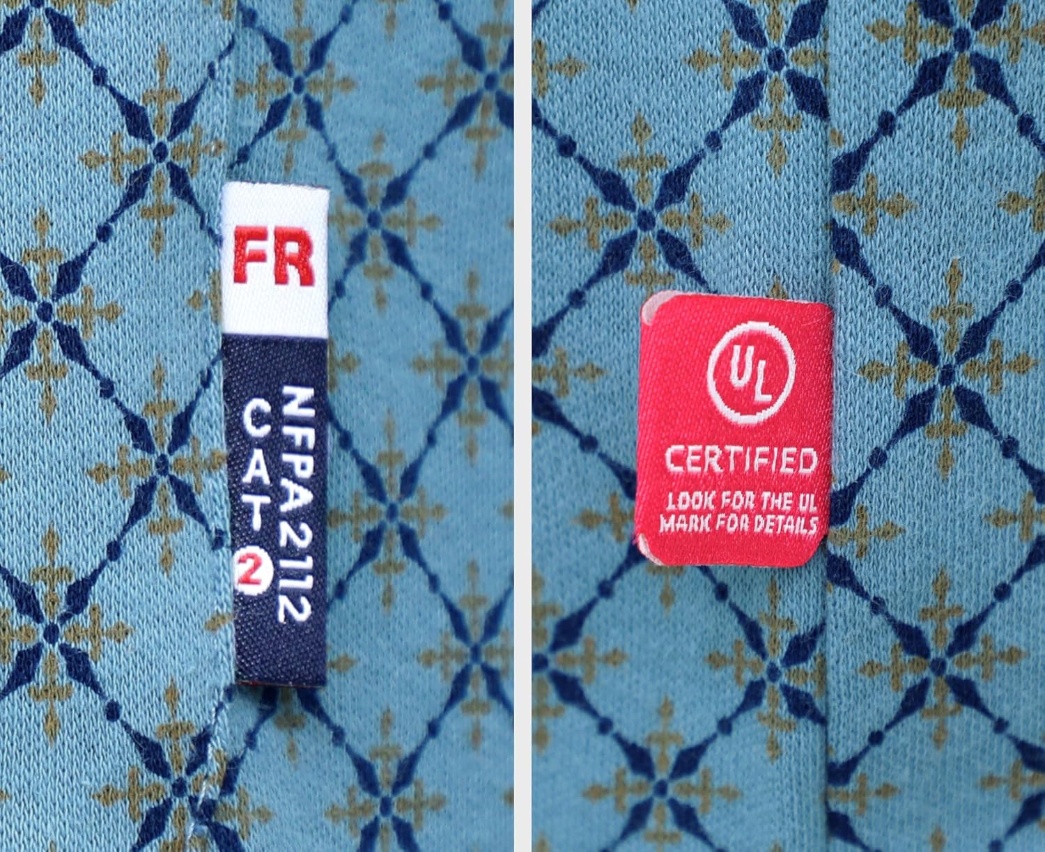 BOCOMAL FR Shirts Flame Resistant Henley Printed and Camo Two Tone 7oz Men's Fire Retardant Work Shirts - Image 5