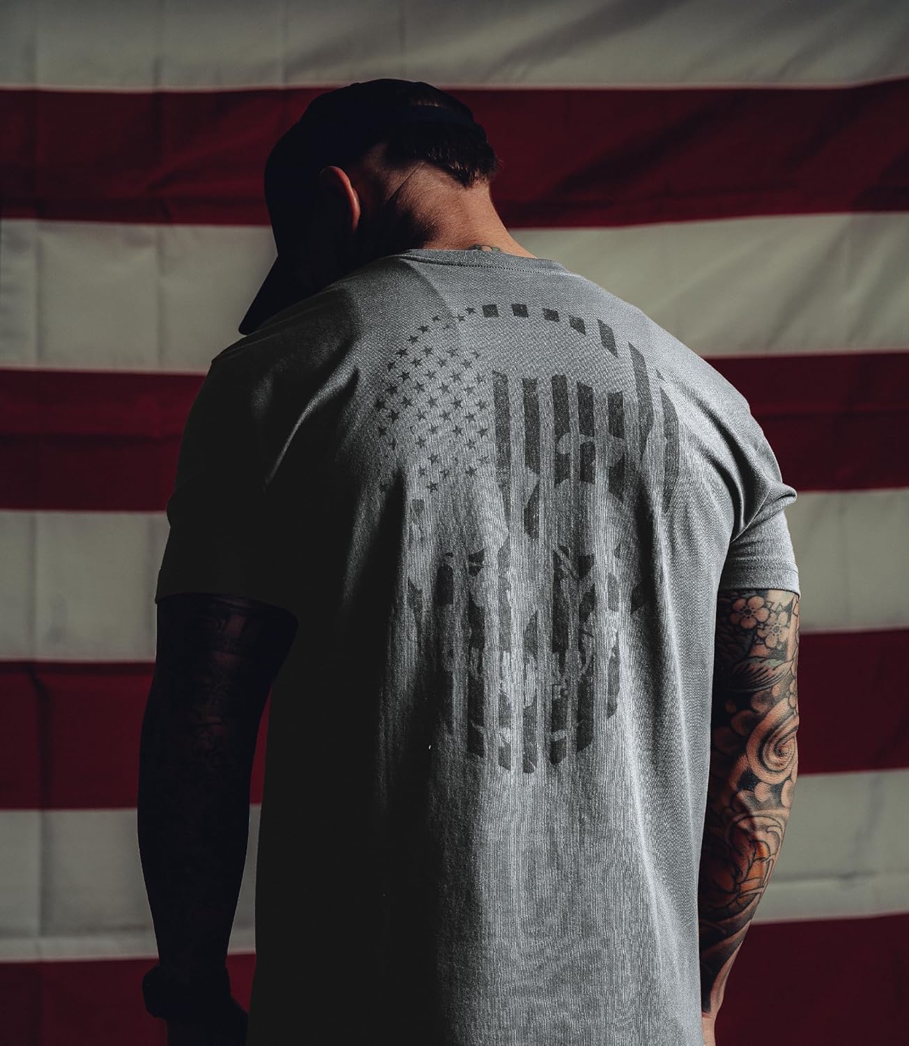 Gymreapers American Reaper Moisture Wicking T-Shirts for Men - Workout Gym Shirts - Running Athletic Tees & Dry Fit Tshirt - Image 5