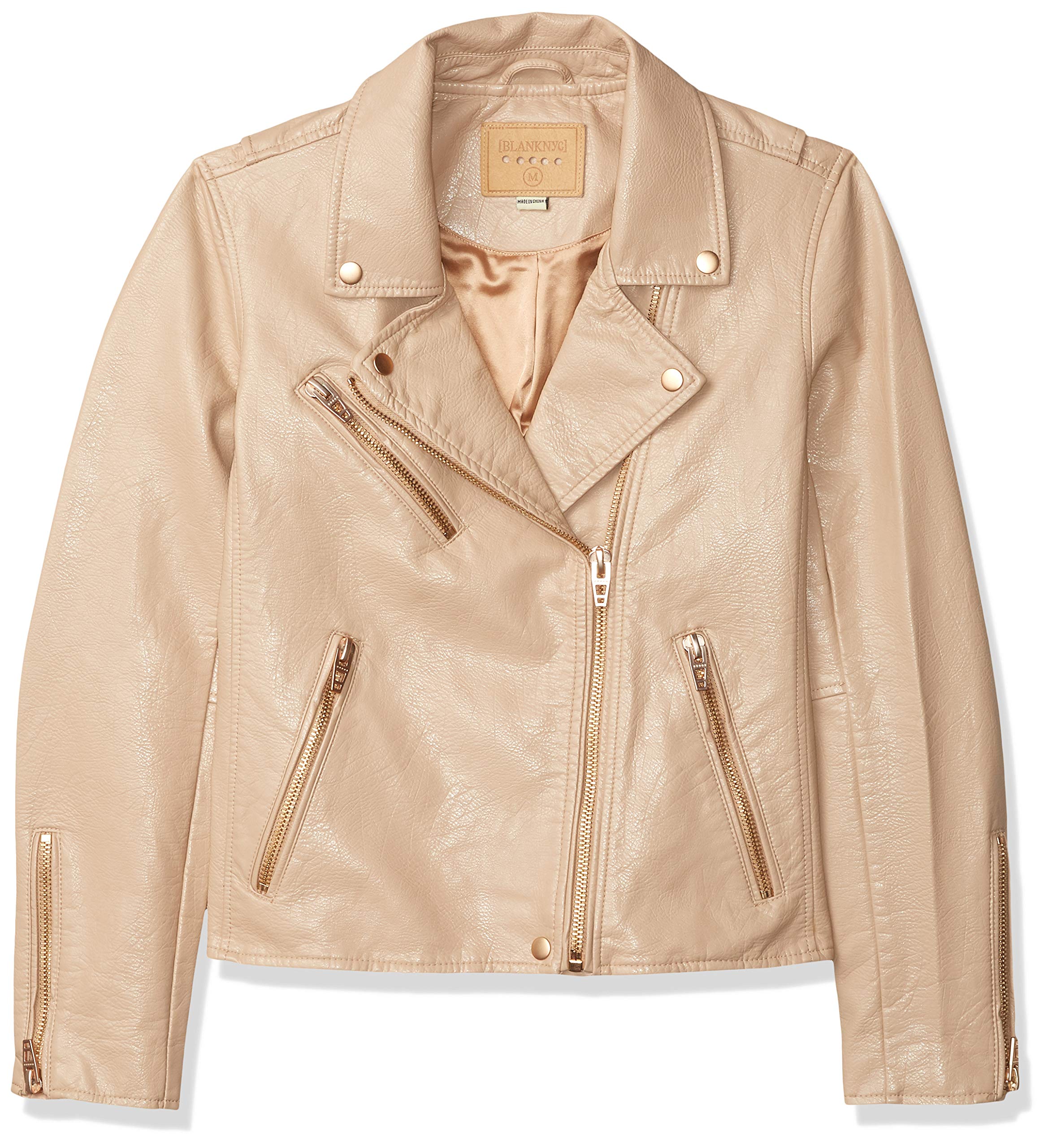 [BLANKNYC] Luxury Clothing Veste de Moto Semi-ajustée en Cuir Vegan Luxury Clothing Veste de Moto Semi-ajustée en Cuir Vegan Femme