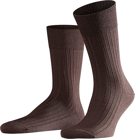 FALKE Homme Teppich Im Schuh Chaussettes Respirantes Régulation Climatique Anti-Odeur Laine Épaisses Côtelées Chaudes Semelles Bouclettes Résistantes Couture Plate Aux Orteils 1 Paire