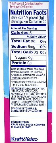 Miniatura 178 de Crystal Light - Mezcla de bebida en polvo con sabor natural a limonada, sin azúcar, 48 paquetes