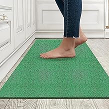 MEHAR KART Cushion Noodle Mat for Home Entrance, Heavy Indoor Outdoor Anti Slip PVC Floor Mat for Bedroom, Kitchen, Absorbent Solid Mats for Bathroom, Doors, Office, Door Mat, Bath Mat (Aqua 2X2)