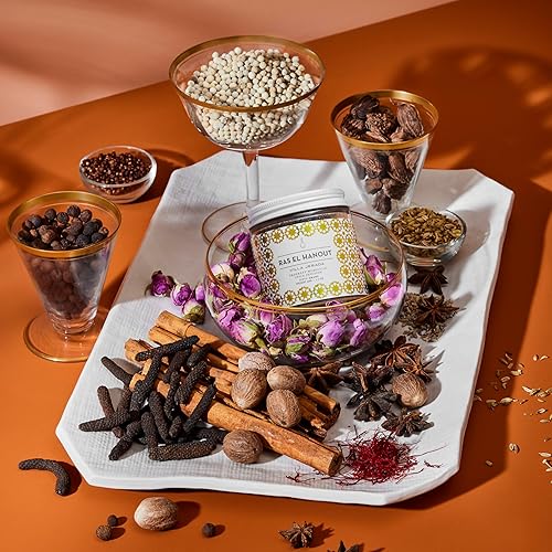 Miniatura 3 de Villa Jerada, Ras El Hanout - Condimento prémium  Especias marroquíes antiguas (ricas, coloridas, aromáticas y picantes), 1.76 onzas (RAS EL HANOUT