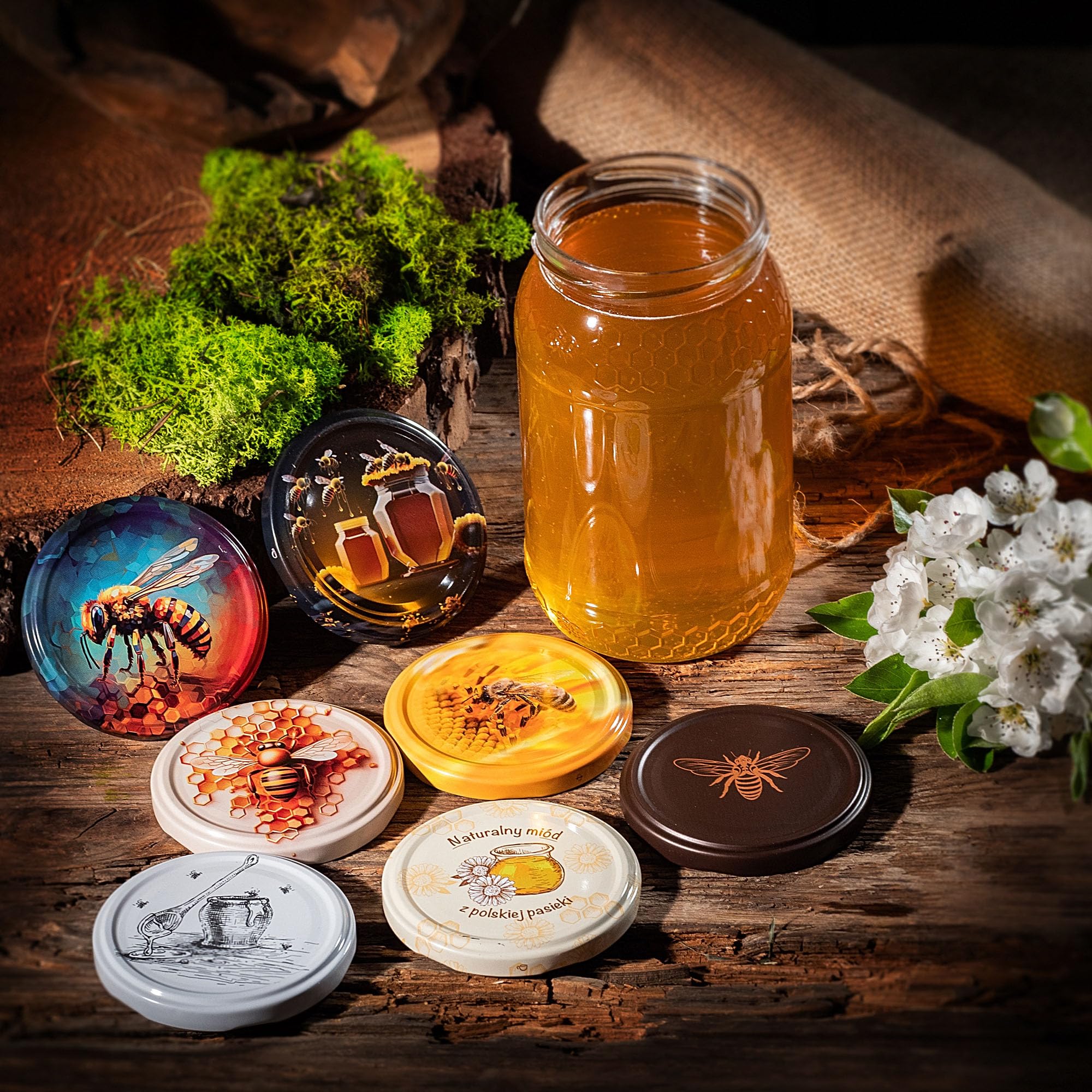 KADAX Set di 48 grandi barattoli in vetro 900ml Ø82 – tappo a vite ermetico, per conserve, sottaceti, verdure lacto-fermentate e marmellate fatte in casa