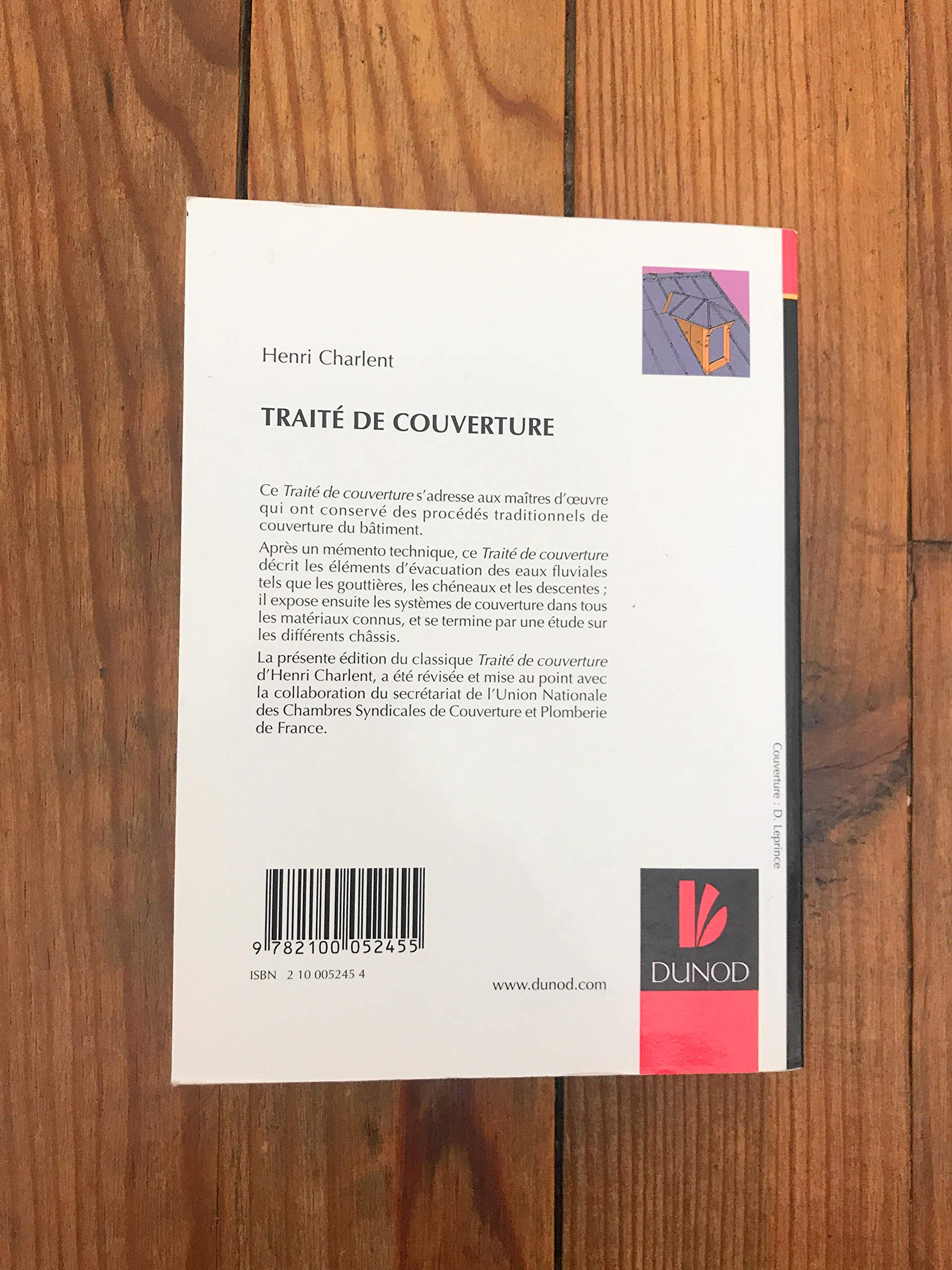 Traité de couverture et d'évacuation des eaux pluviales