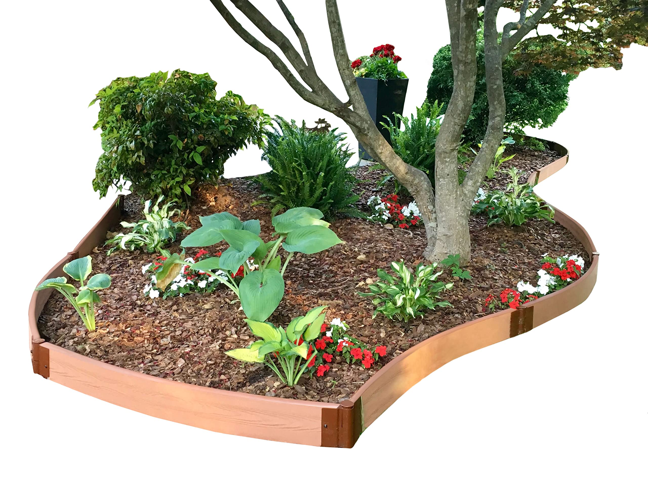 Frame It All Two Inch Series Backyard Border Curved Kit