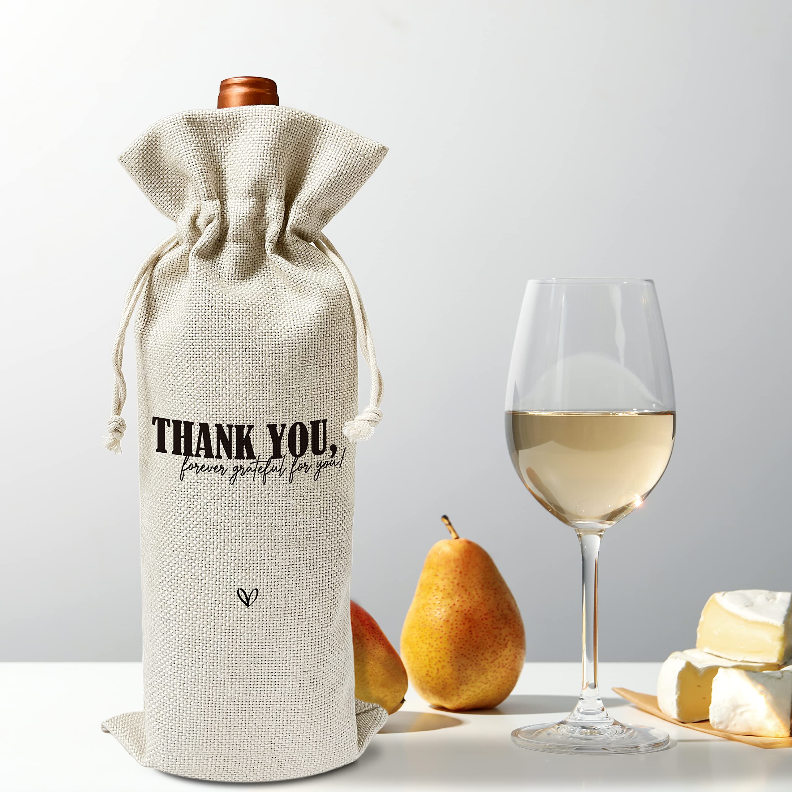 Wiederverwendbarer Weinbeutel Aus Leinen – Für 750 Ml Flaschen, Perfekt Als Geschenk Für Weinfreunde