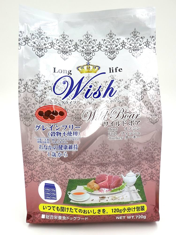 Amazon.co.jp: ウィッシュ ドッグフード ワイルドボア おなかの