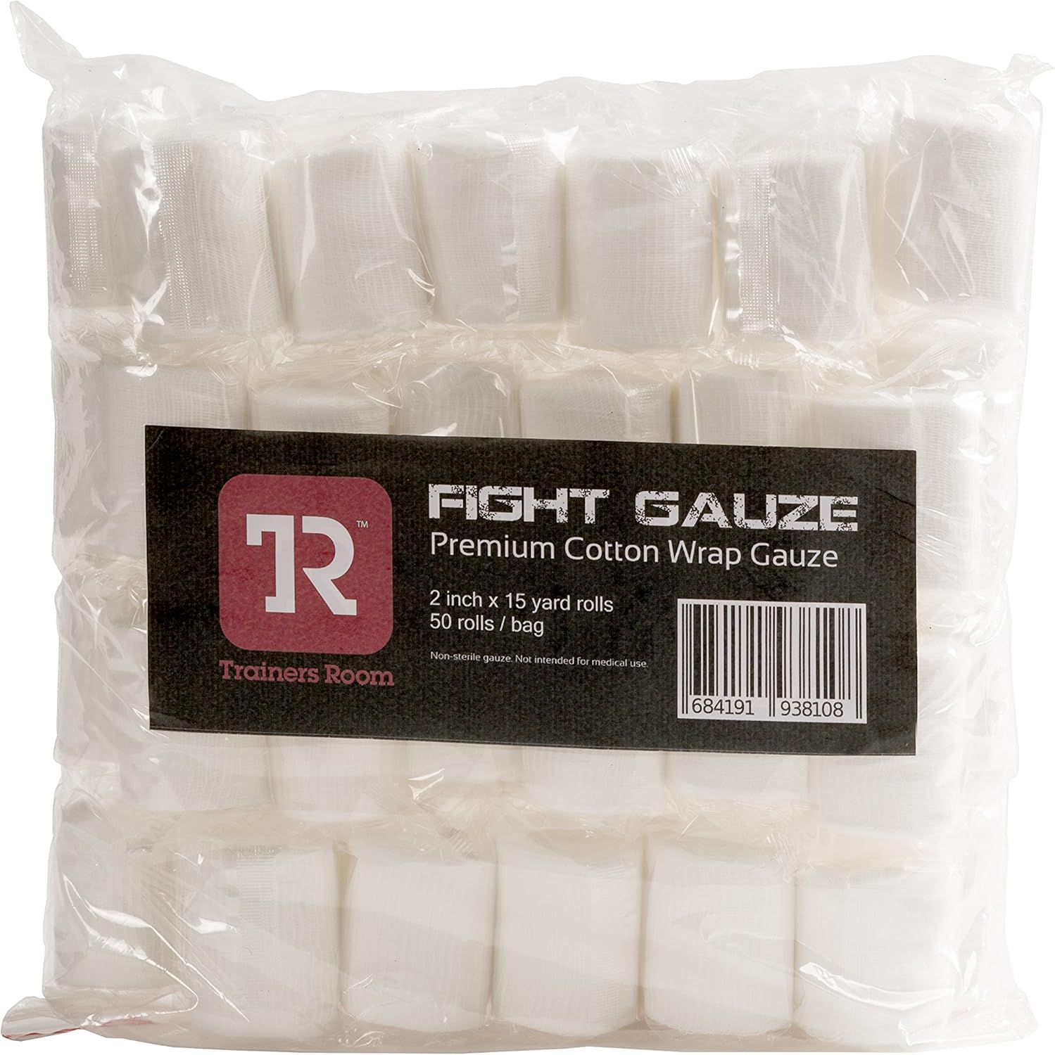 TrainersRoom TR Fight Gauze 2 inch 50 Roll/Bag