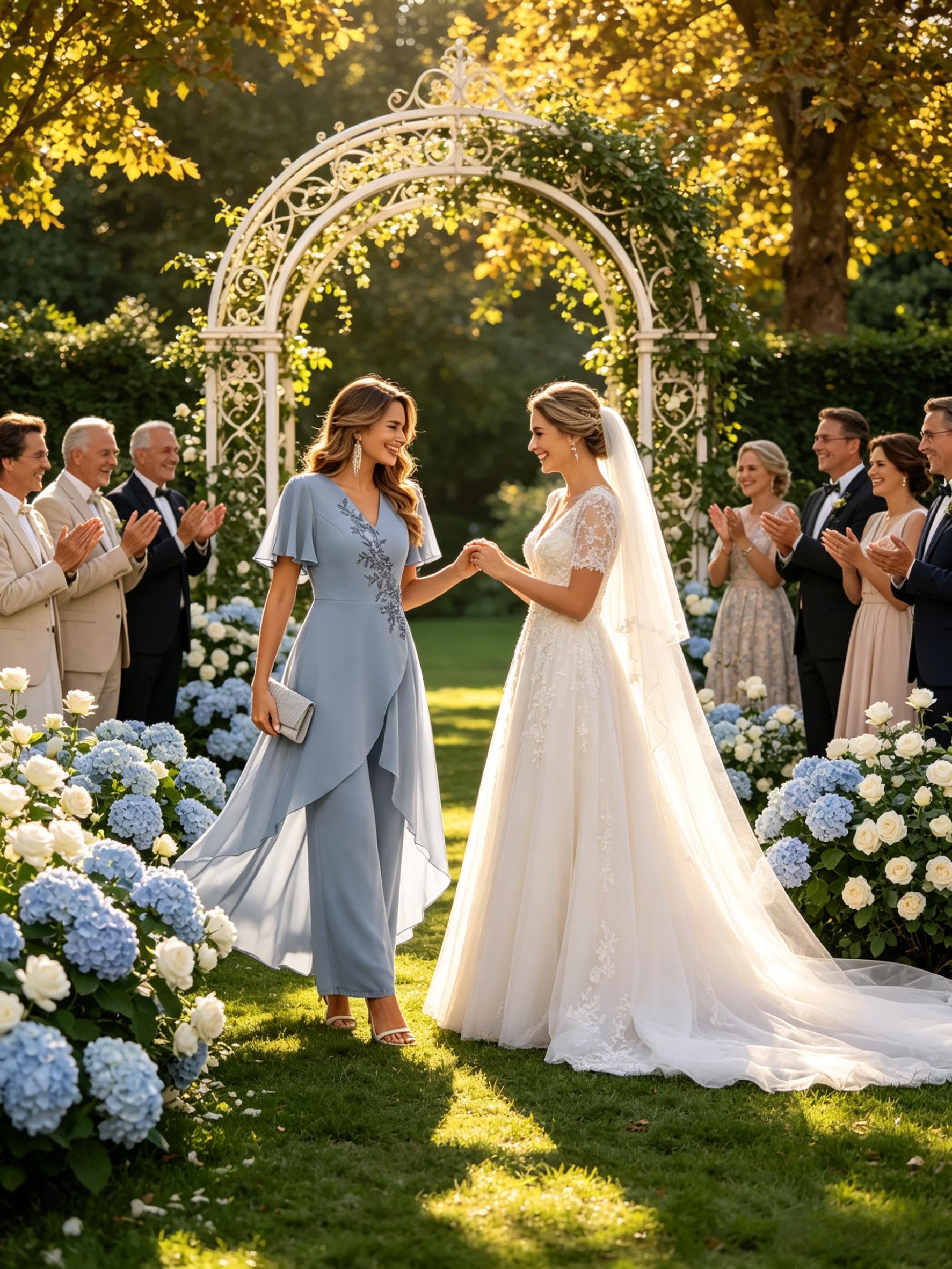 2 pezzi chiffon madre della sposa pantaloni abiti per matrimonio abiti da ospite maniche corte abito formale donna tuta