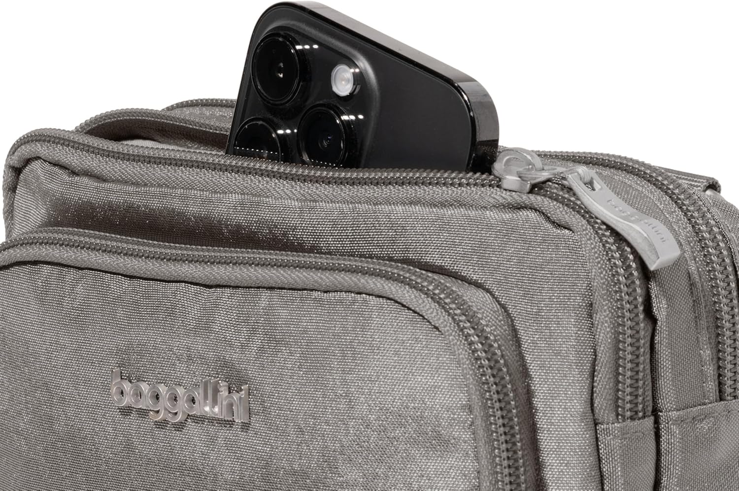 Baggallini Triple Zip with Front Wallet/Trifecta RFID Wallet Crossbody - Image 8