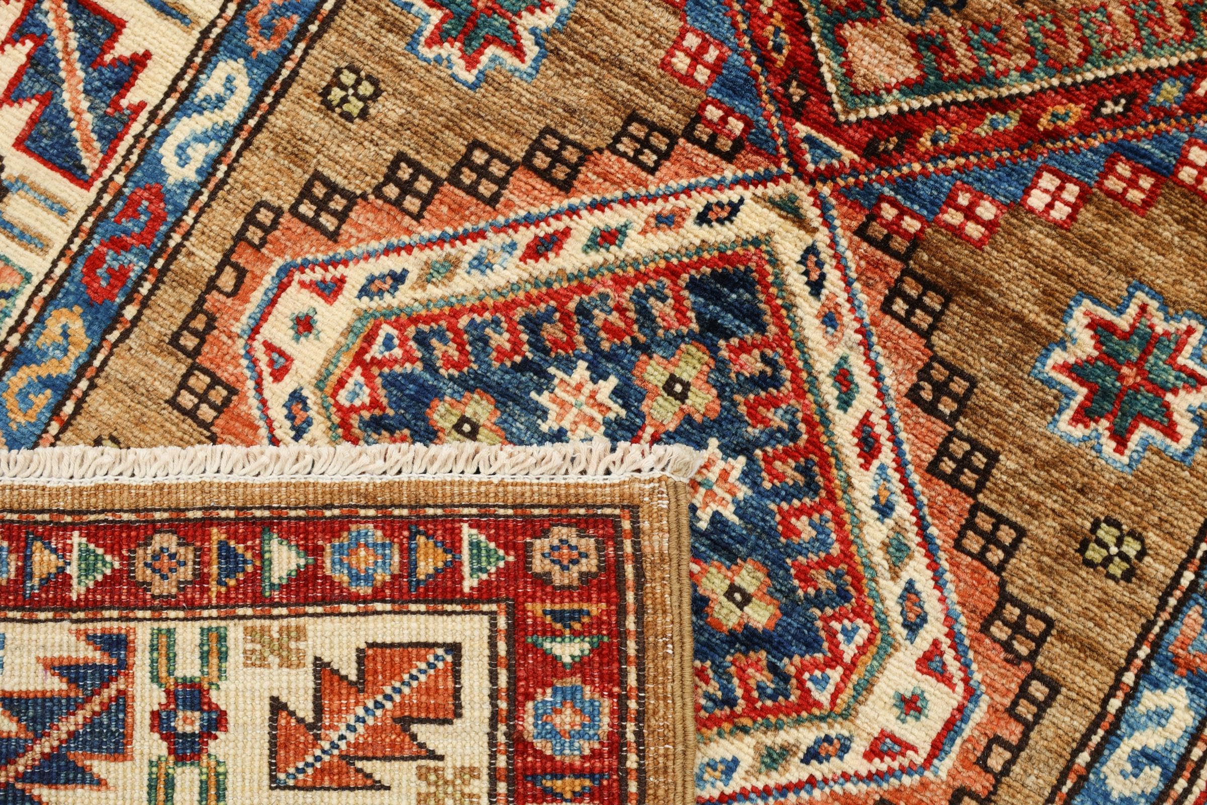 Super Kazak 82x324 Ręcznie tkane Dywan orientalny Dywanik Dywan Wełna Pakistan