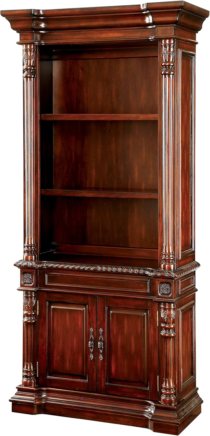 Furniture of America Jeffries Traditional Office Shelf