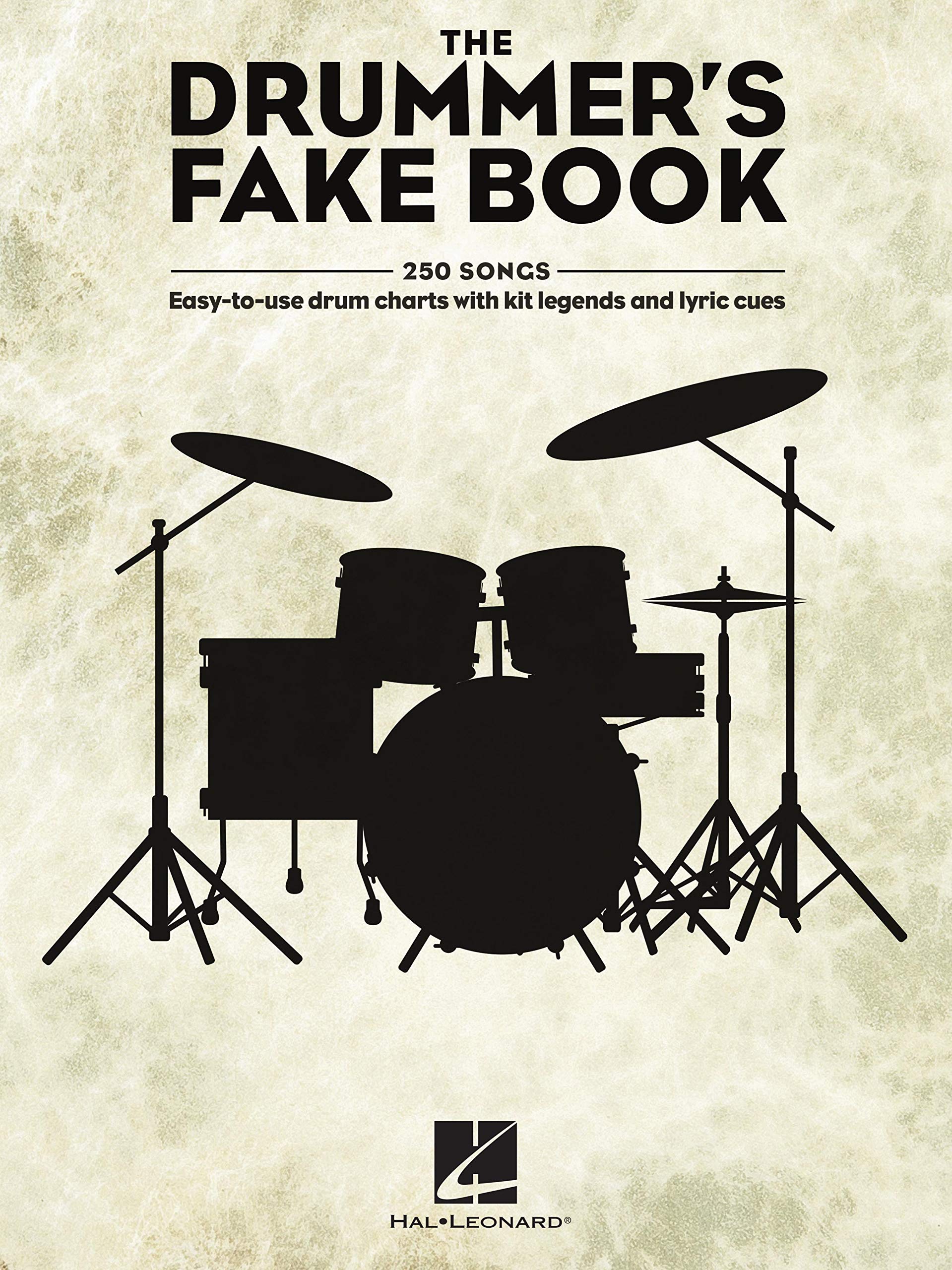 Guide de batterie Drummer's Fake Book avec repères de kits et paroles