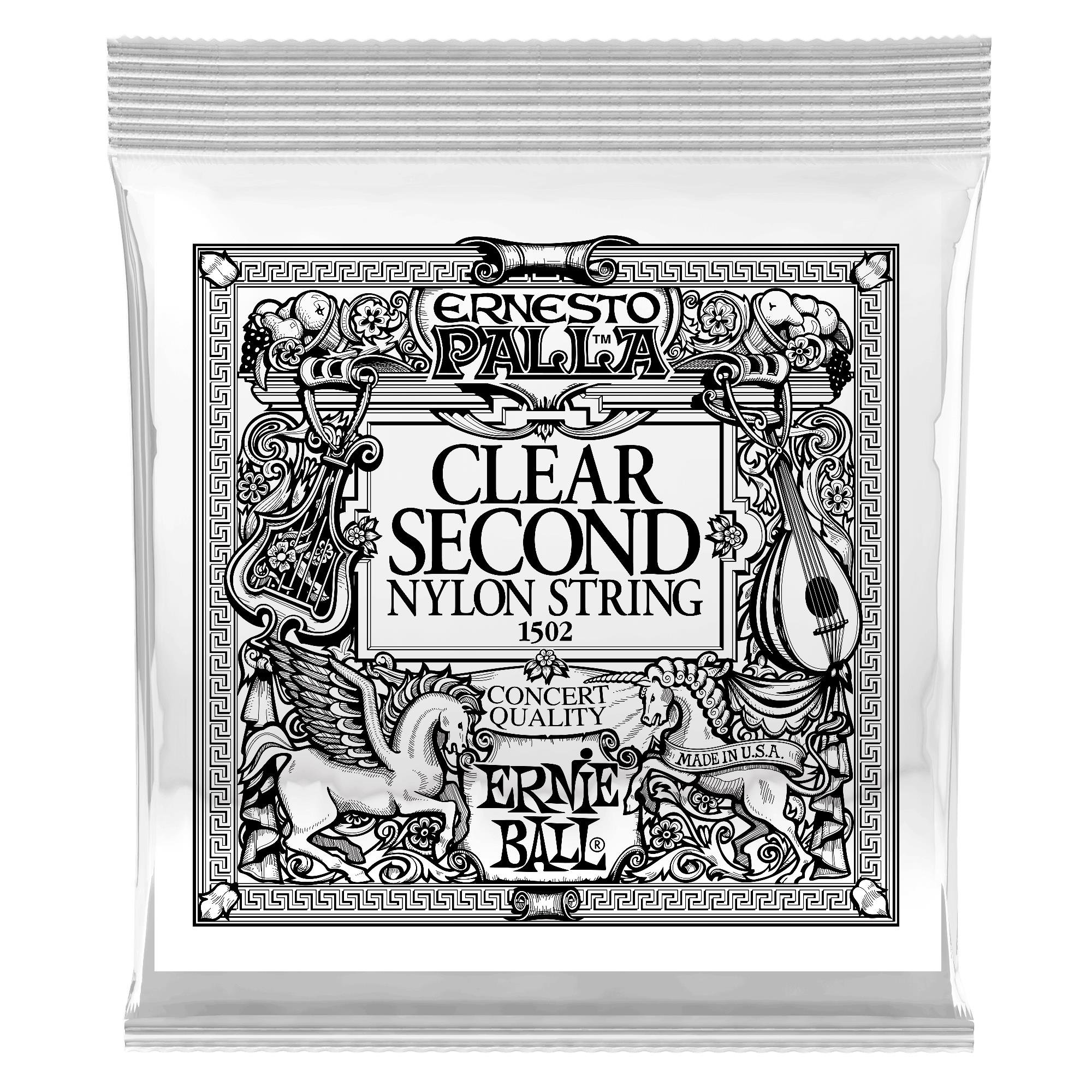 Ernie Ball Ernesto Palla Clear 2nd Nylon Klasik Gitar Tek Tel