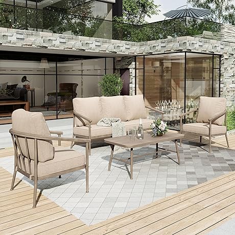 Luxury Windsor Style Patio Furniture Set for Outdoor & Backyard
