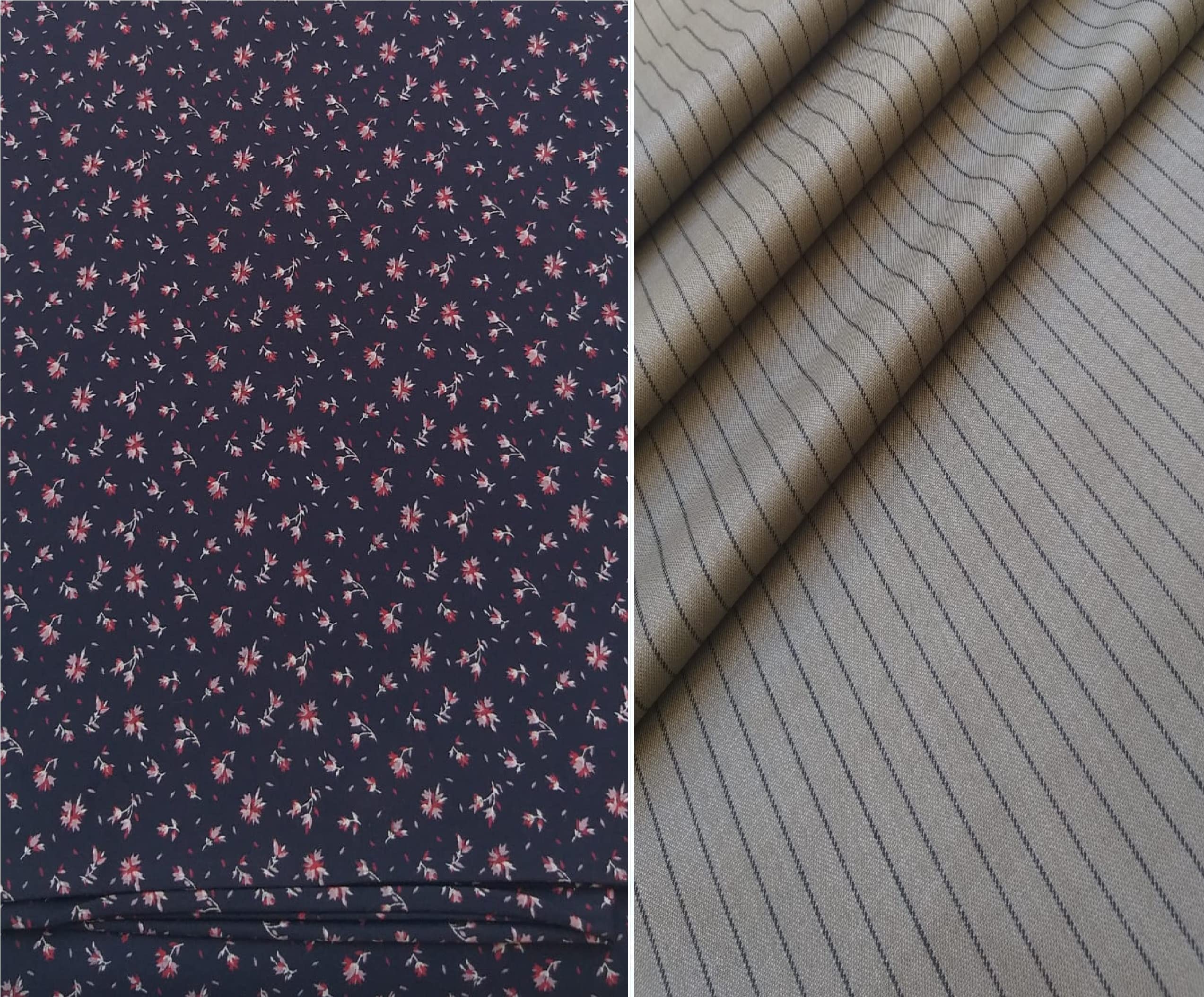 Pri & Su CottLinns Combo of Giza Cotton Floral Shirt 500069 & Trouser 90068-picture-23