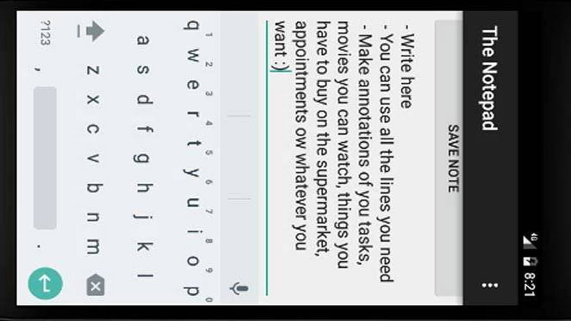 The Notepad - App on Amazon Appstore