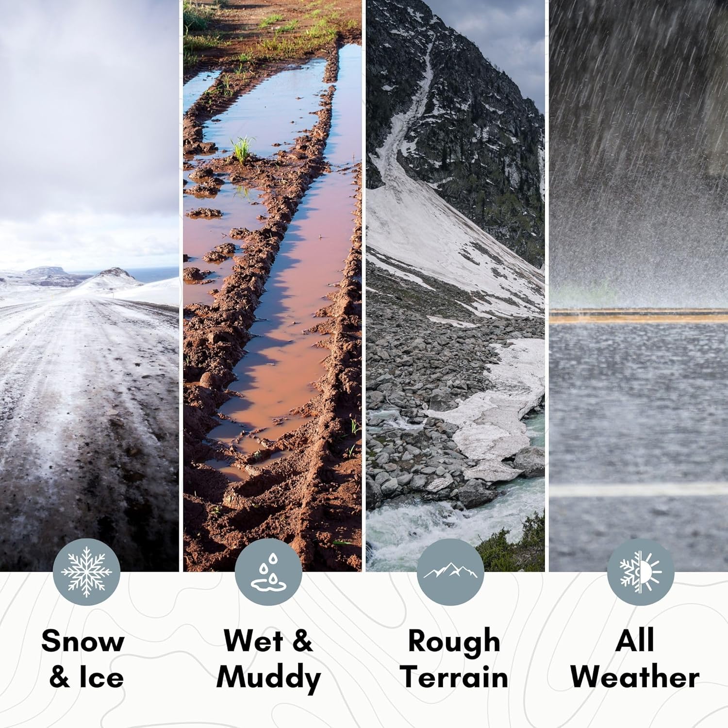 NEOS Voyager™ Overshoe + Glacier Trek™ SPK Cleats Size (M) - Image 6