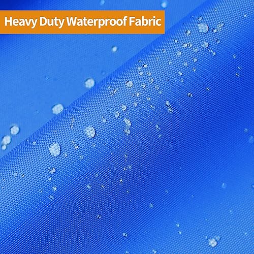 Miniatura 4 de iCOVER - Cubierta de barco remollable, cubierta de barco resistente 600D para consola central V-Hull de 22 pies a 24 pies de largo y ancho de haz de