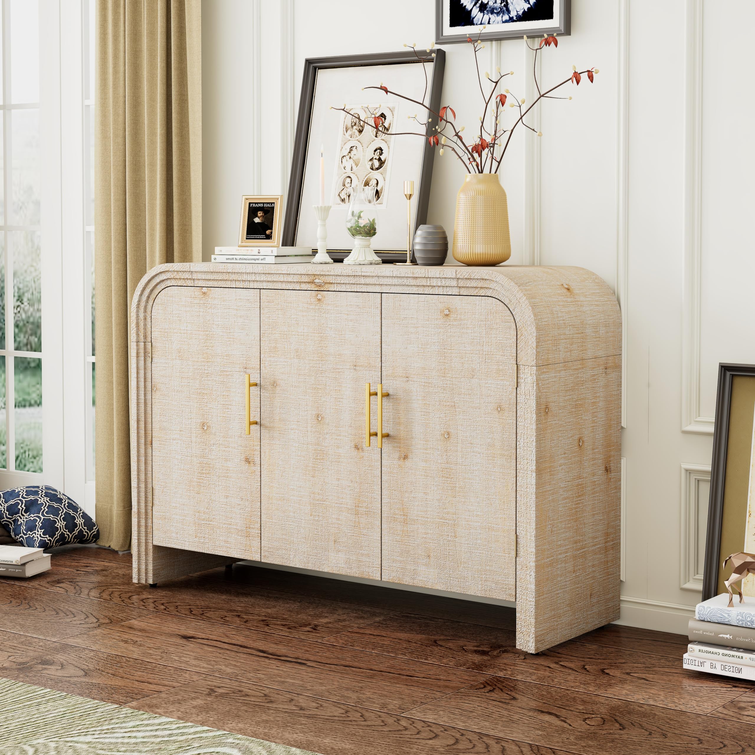 Amazon.com: Merax Wood Farmhouse Buffet Sideboard with 3