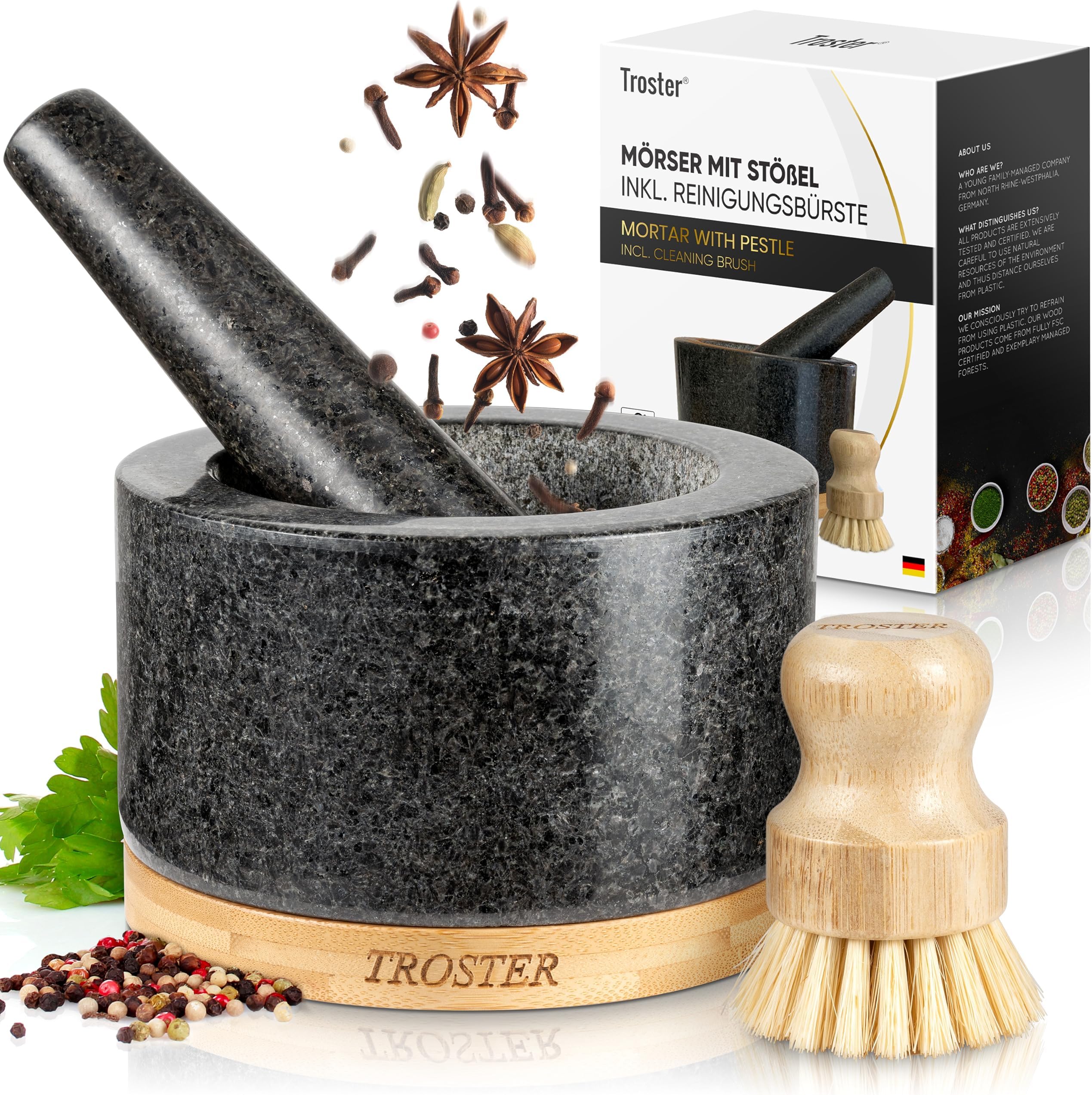 Bekith Kitchen Mörser mit Stößel, Gewürzmörser, Edelstahl : Amazon.de ...